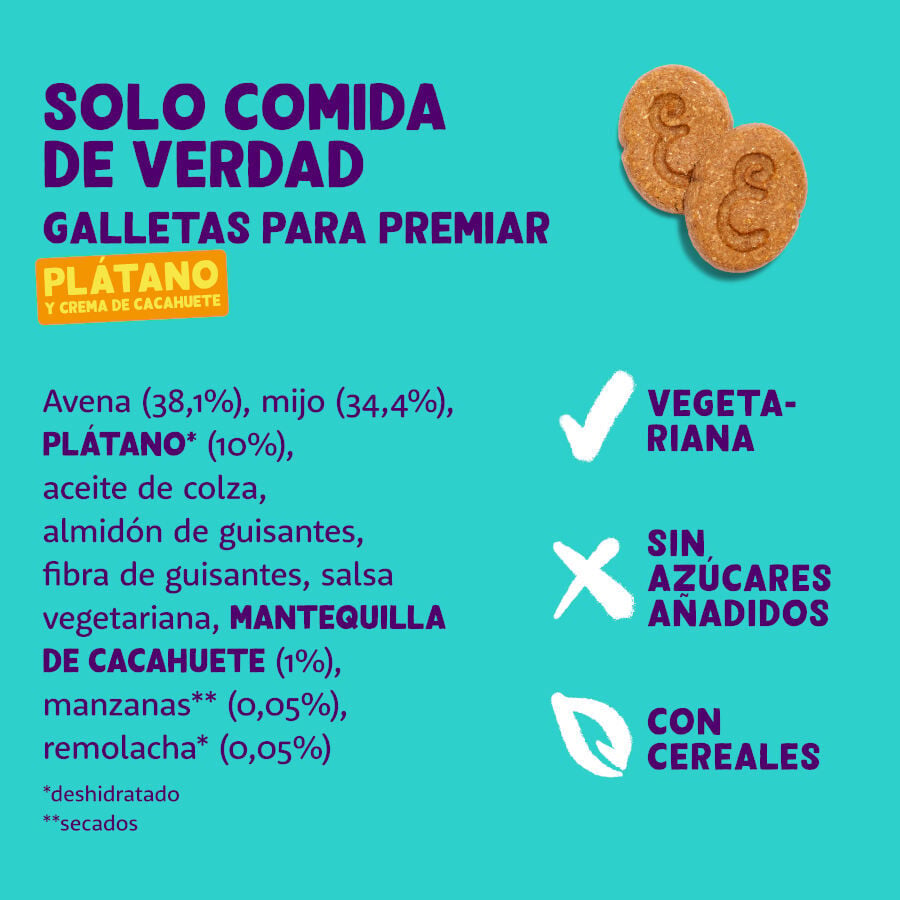 400 g Edgard & Cooper Galletas de Banana y Mantequilla de Cacahuete snack para perros, , large indicador imagen numero 4
